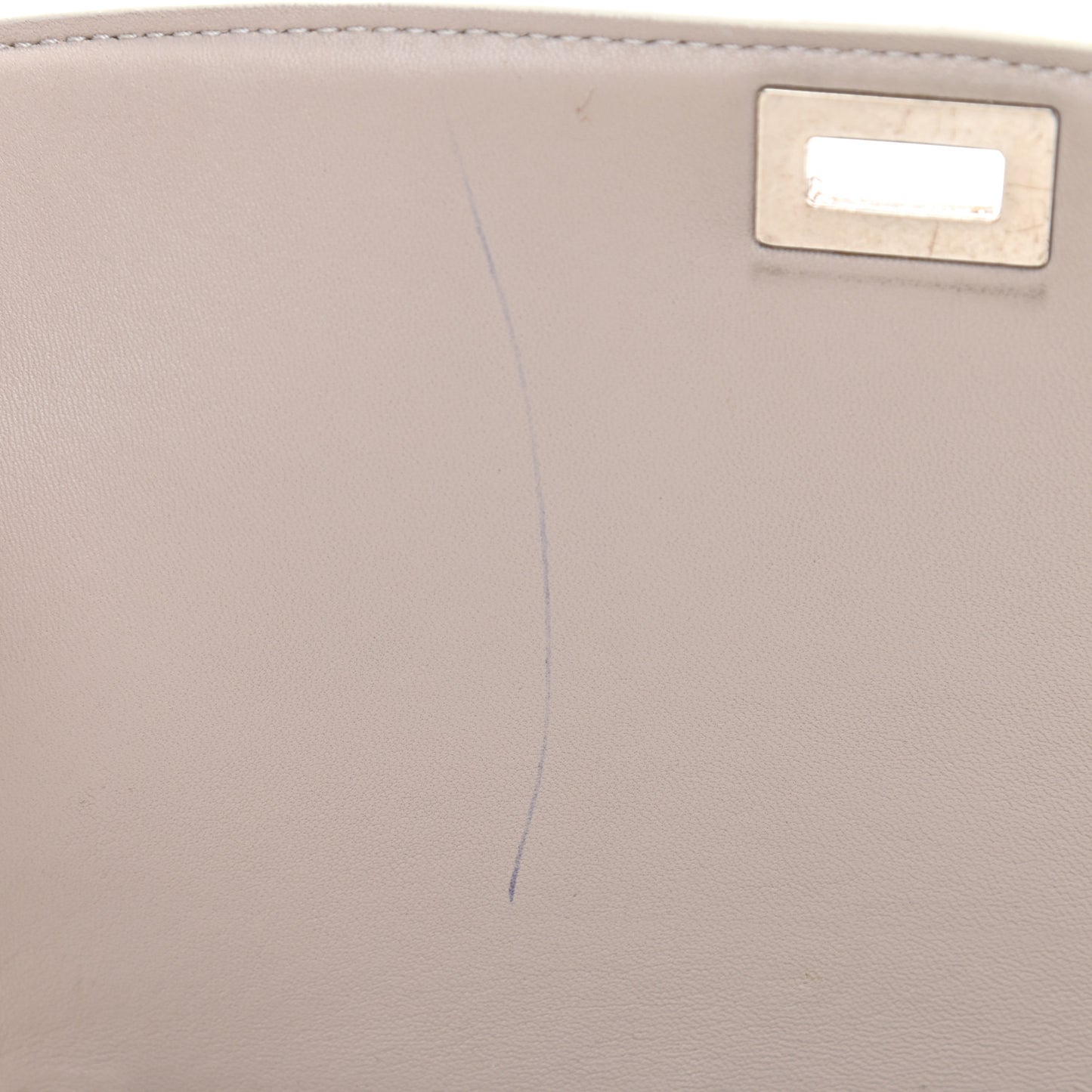 Liege Calfskin Medium Classic Box Flap Bag White