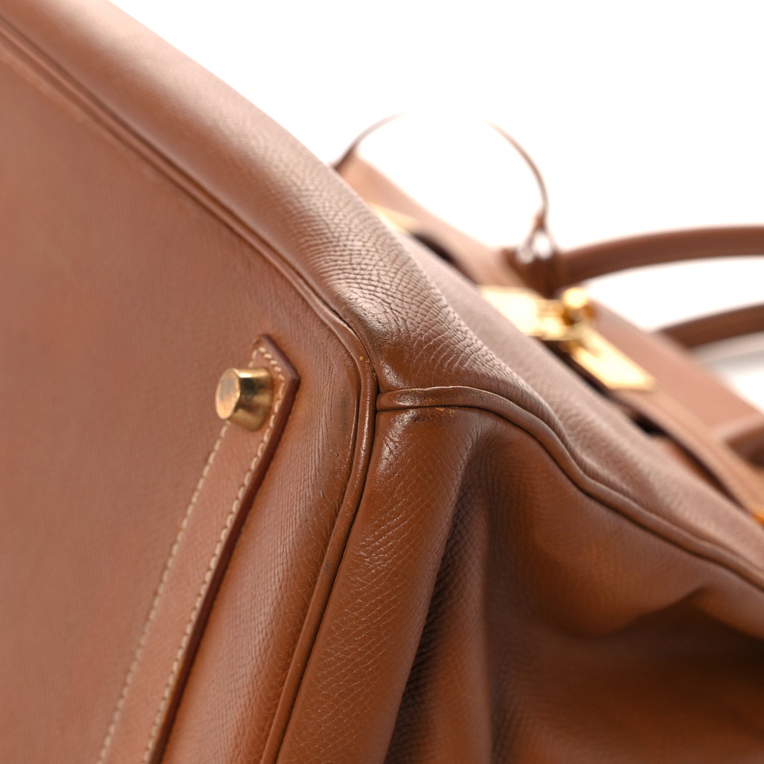 Hermes Courchevel Birkin 35 Gold 34 of 57