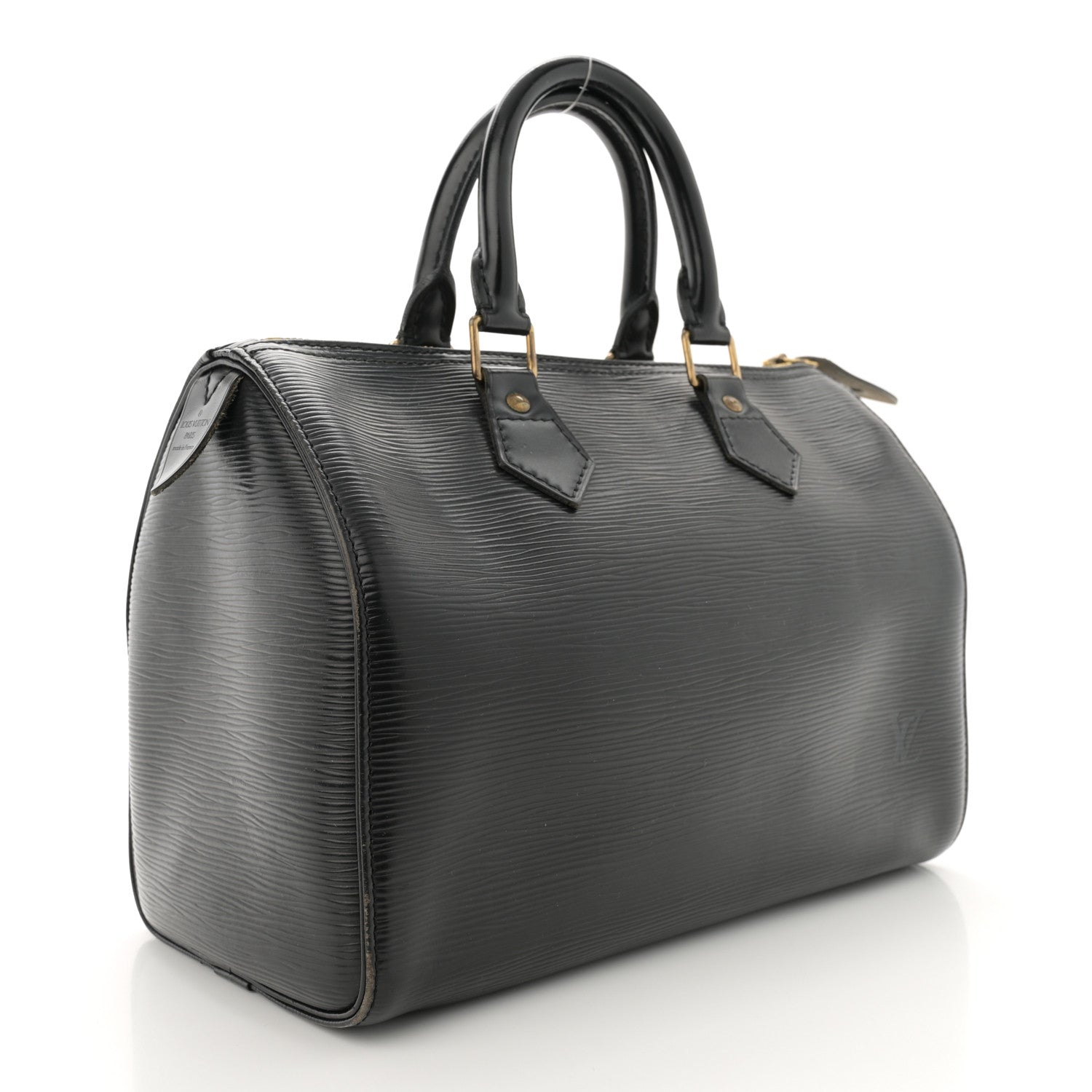 Louis Vuitton Epi Speedy 25 Black 3 of 17
