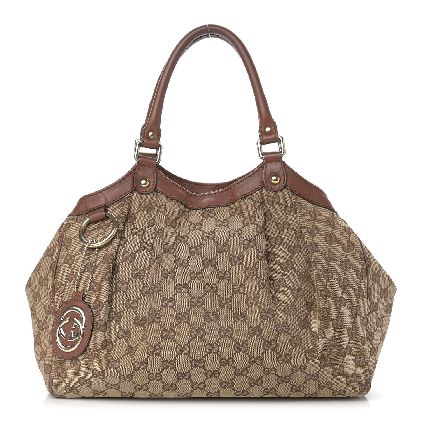 Monogram Medium Sukey Tote Brown