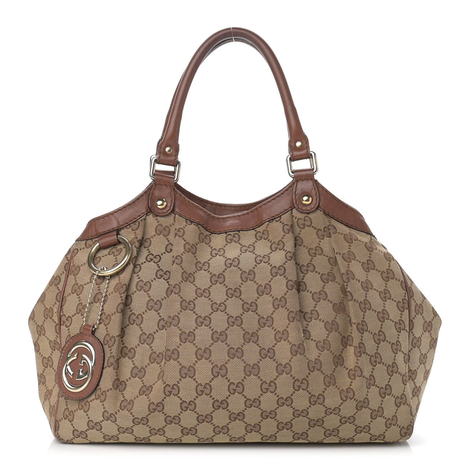 Gucci Monogram Medium Sukey Tote Brown 1 of 17