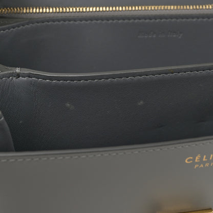 Celine Box Calfskin Medium Classic Box Flap Bag Light Charcoal 12 of 12