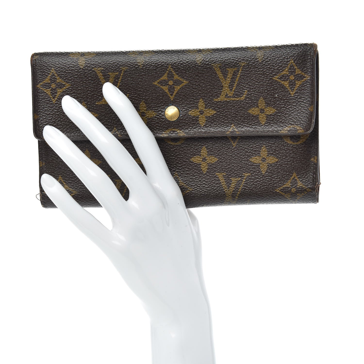 Louis Vuitton Monogram Porte Tresor International Wallet 2 of 15