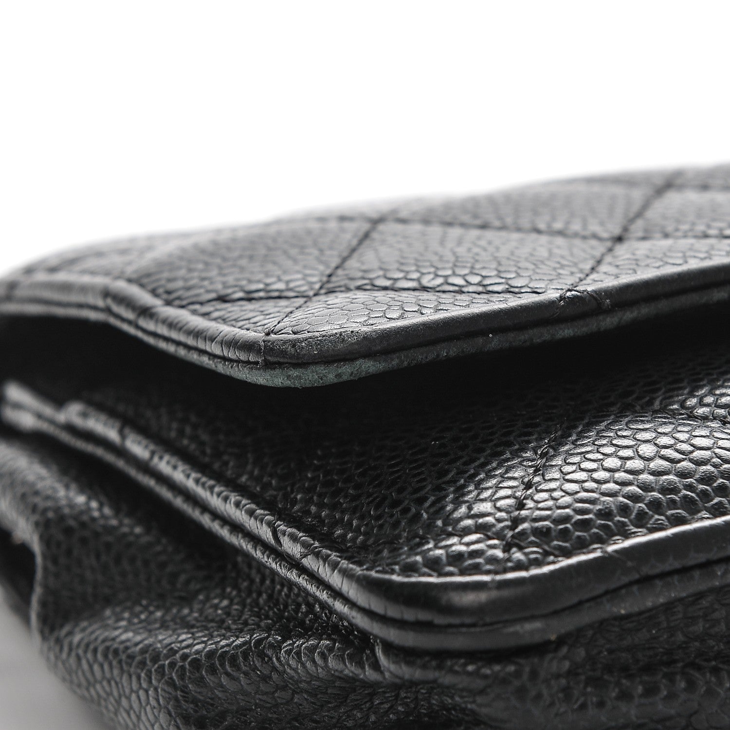 Chanel Caviar Quilted Wallet On Chain WOC Black 9 of 9
