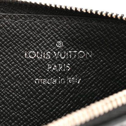 Louis Vuitton Monogram Eclipse Taiga Coin Card Holder 6 of 10