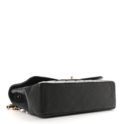 Chanel Caviar Quilted Maxi Single Flap Black 3 of 8
