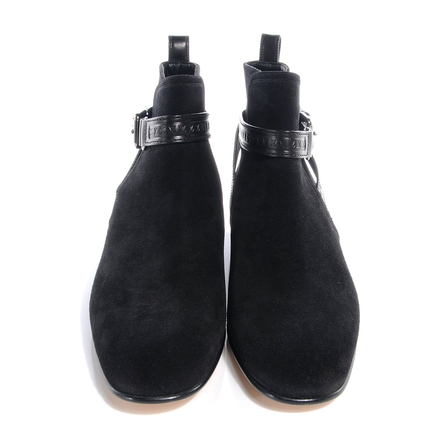 Suede Calf Rodeo Ankle Boots Mens 8 M Noir