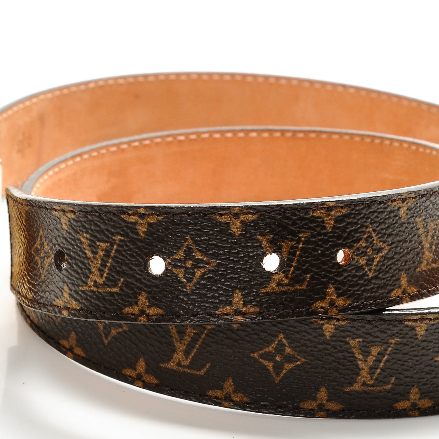 Louis Vuitton Monogram 25mm LV Initiales Belt 80 32 195176