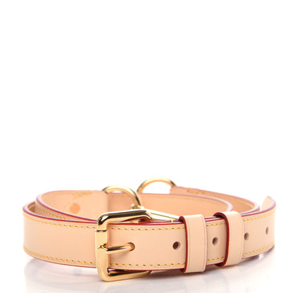 Louis Vuitton Vachetta 25mm Adjustable Shoulder Strap VVN 2 of 5