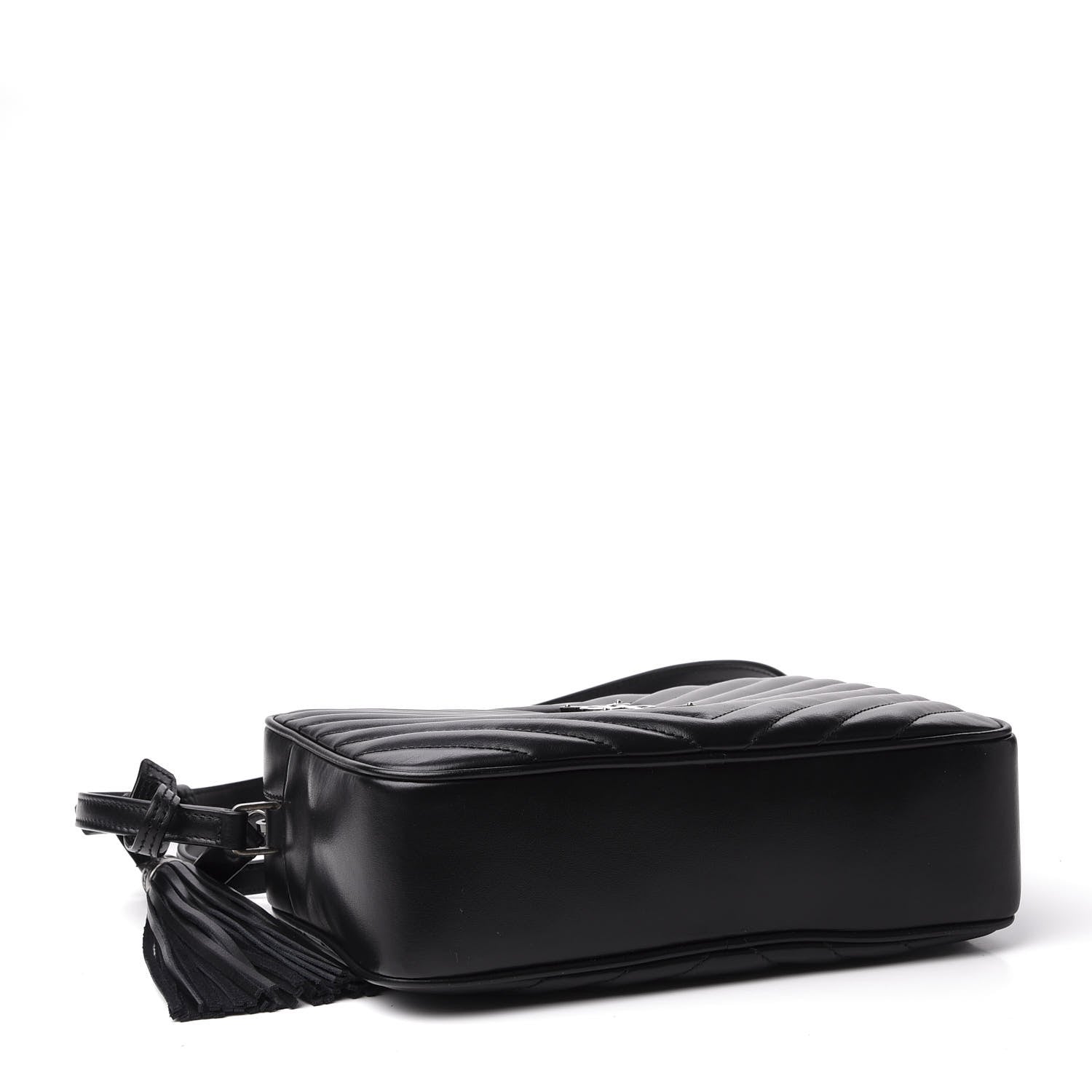 Saint Laurent Calfskin Matelasse Monogram Lou Camera Bag Black 3 of 9