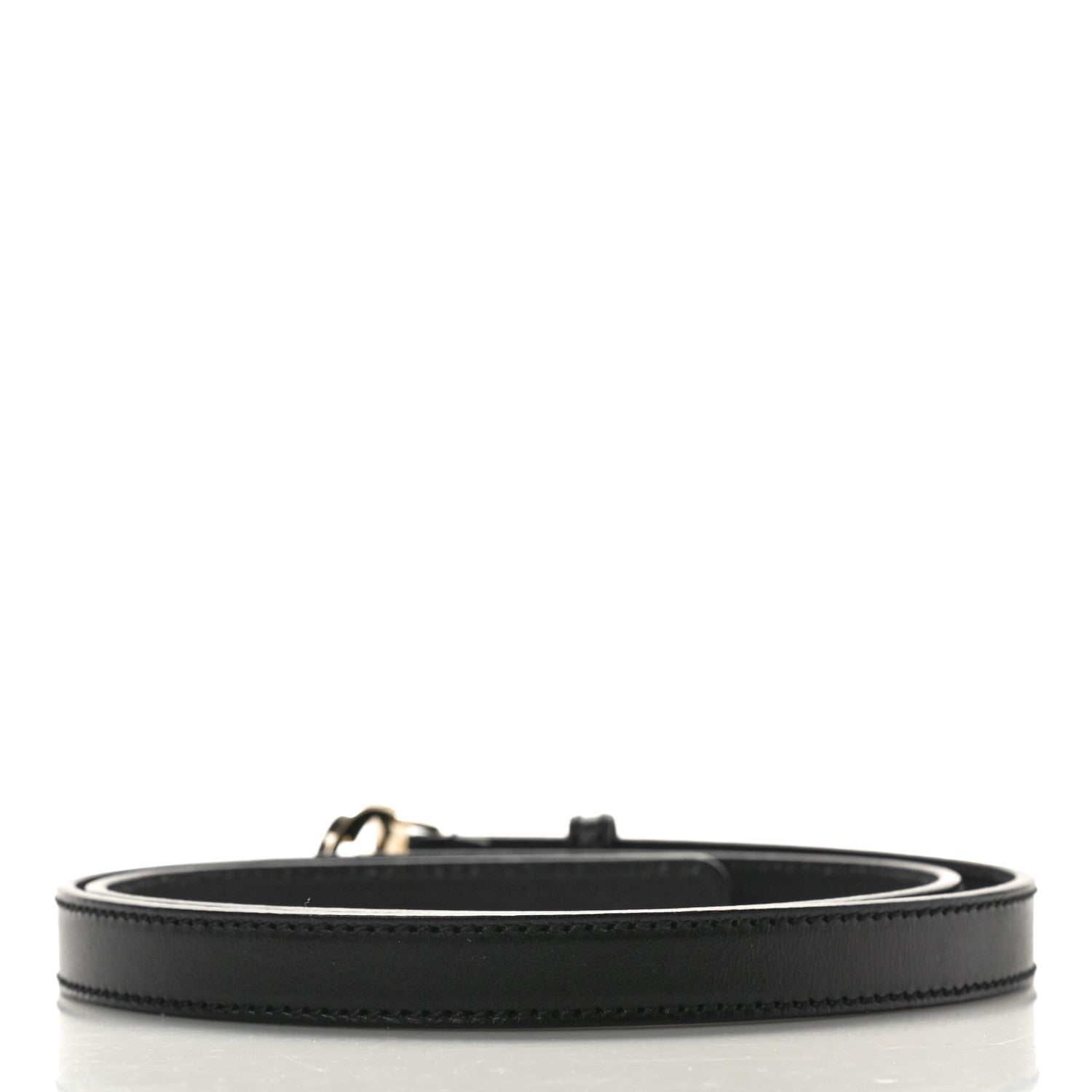 Gucci Calfskin Interlocking G Belt 100 40 Black 3 of 7