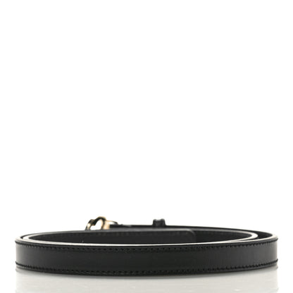 Gucci Calfskin Interlocking G Belt 100 40 Black 3 of 7