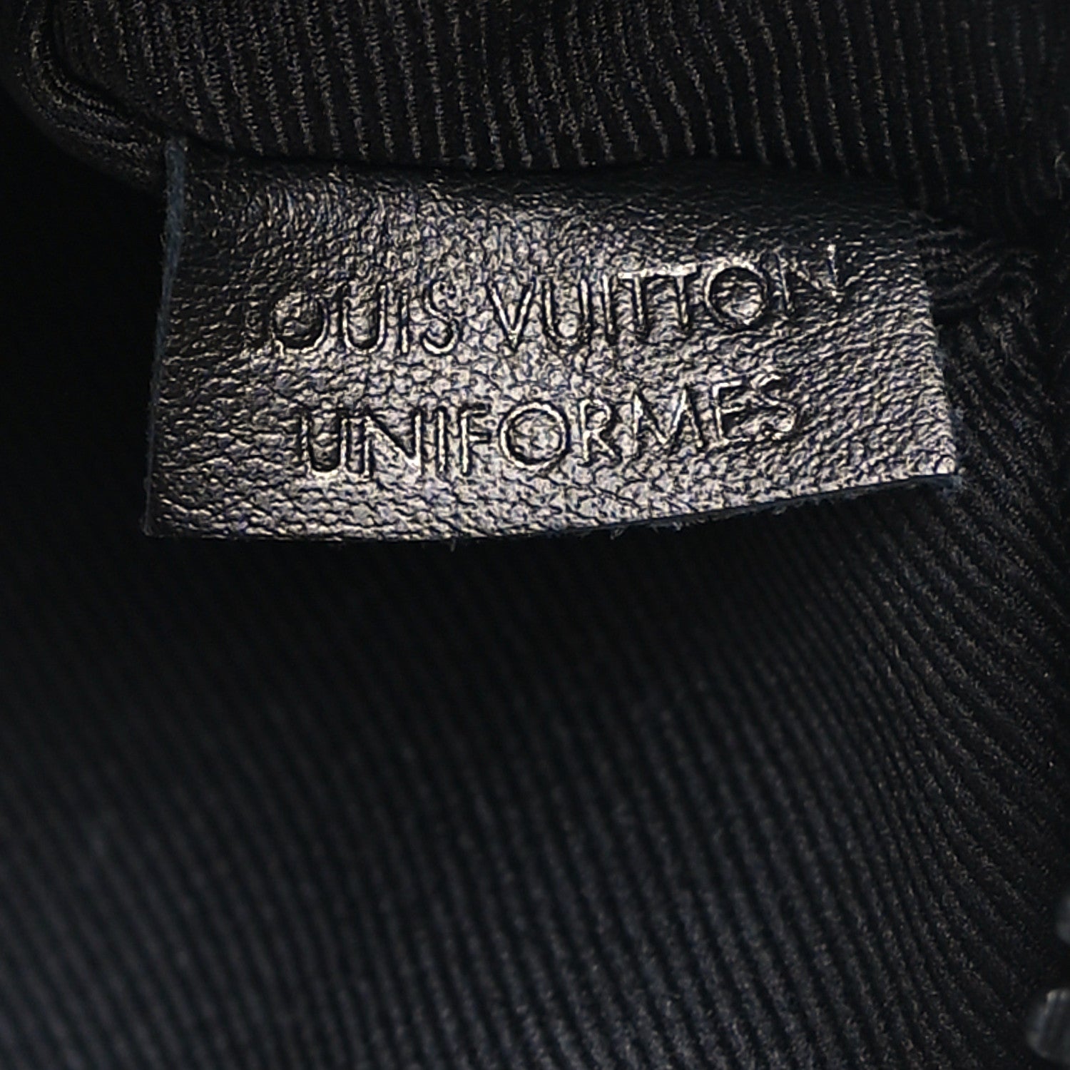 Louis Vuitton Taurillon Monogram Uniformes Solar Ray Soft Pochette Volga Belt Bag Black 6 of 9