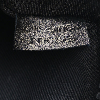 Louis Vuitton Taurillon Monogram Uniformes Solar Ray Soft Pochette Volga Belt Bag Black 6 of 9