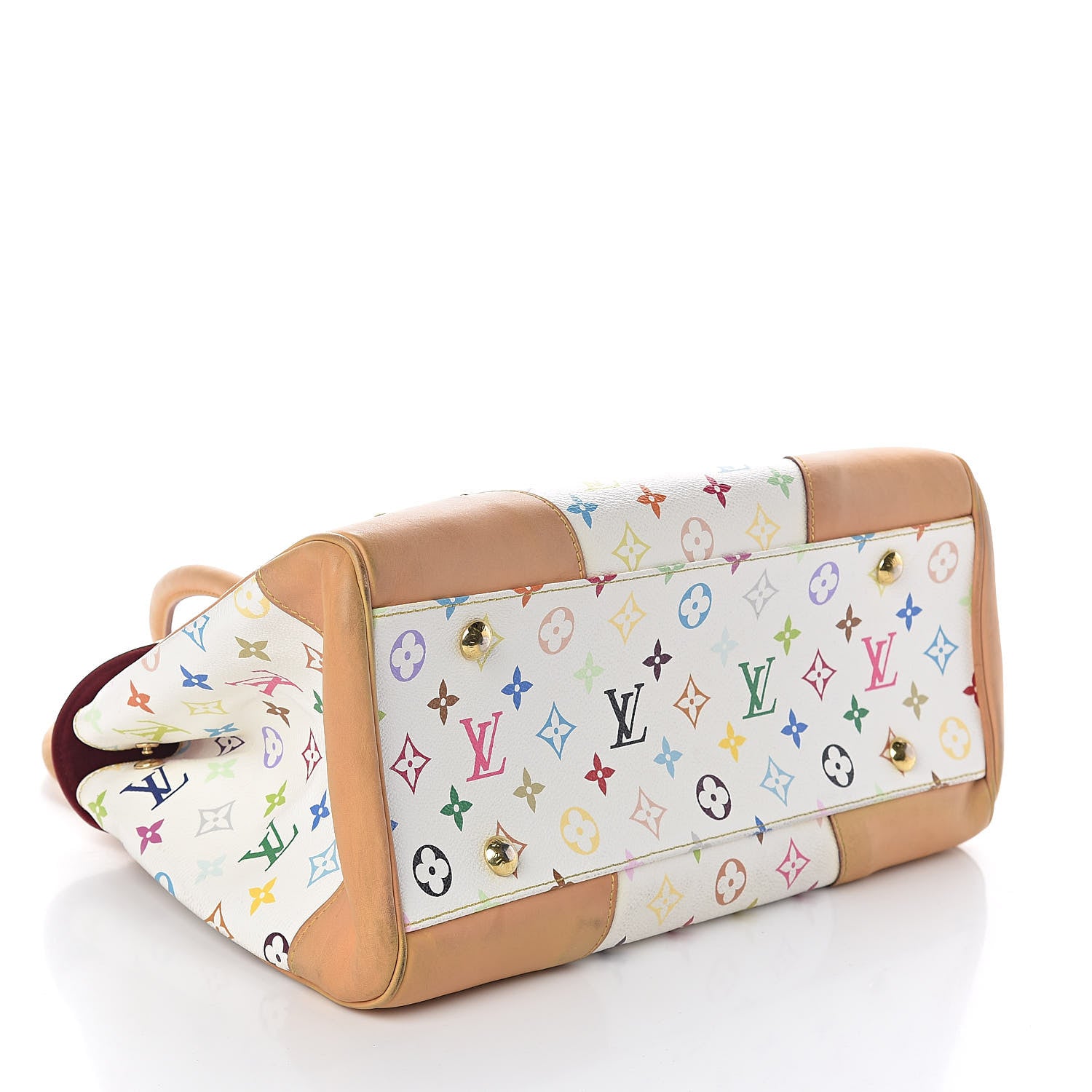 Louis Vuitton Monogram Multicolor Beverly GM White 4 of 9