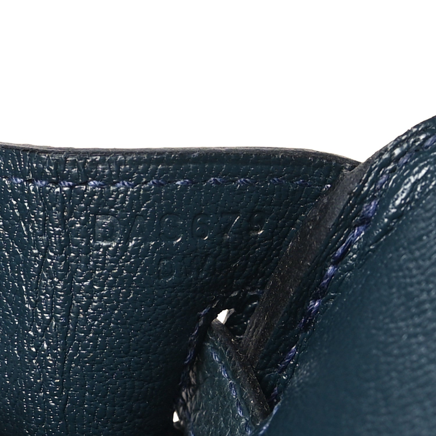 Hermes Togo Birkin 25 Bleu de Prusse 7 of 9