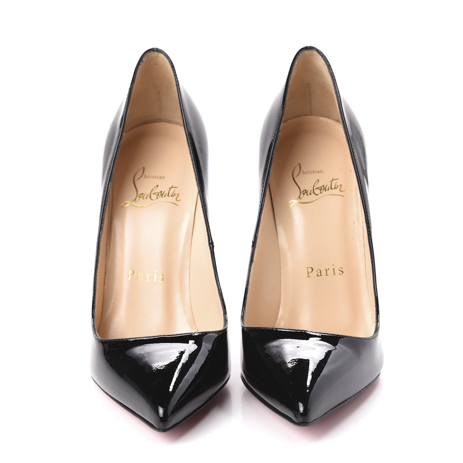 Christian Louboutin Patent Pigalle 120 Pumps 35 Black 2 of 8