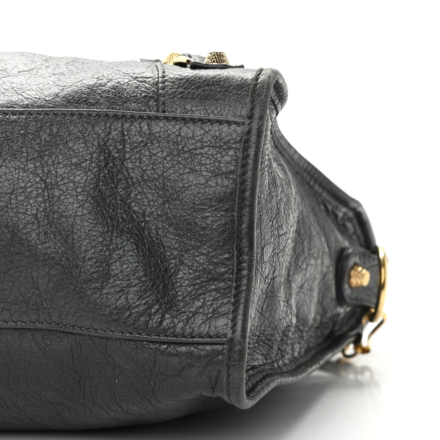 Agneau Giant 12 Gold Hardware City Gris Fossile