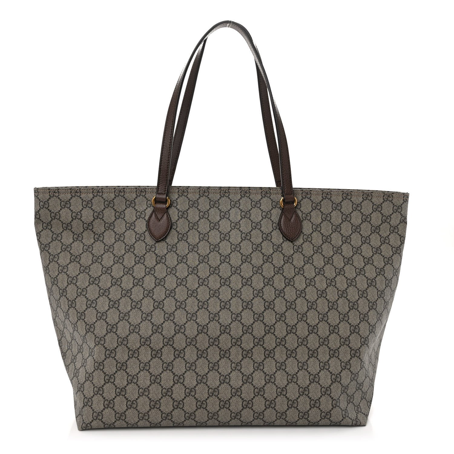 Gucci GG Supreme Monogram Medium Ophidia Shopping Tote Ebony 1 of 9