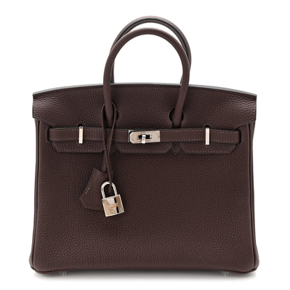Hermes Togo Birkin 25 Chocolate 1 of 11