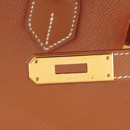 Hermes Courchevel Birkin 35 Gold 10 of 32