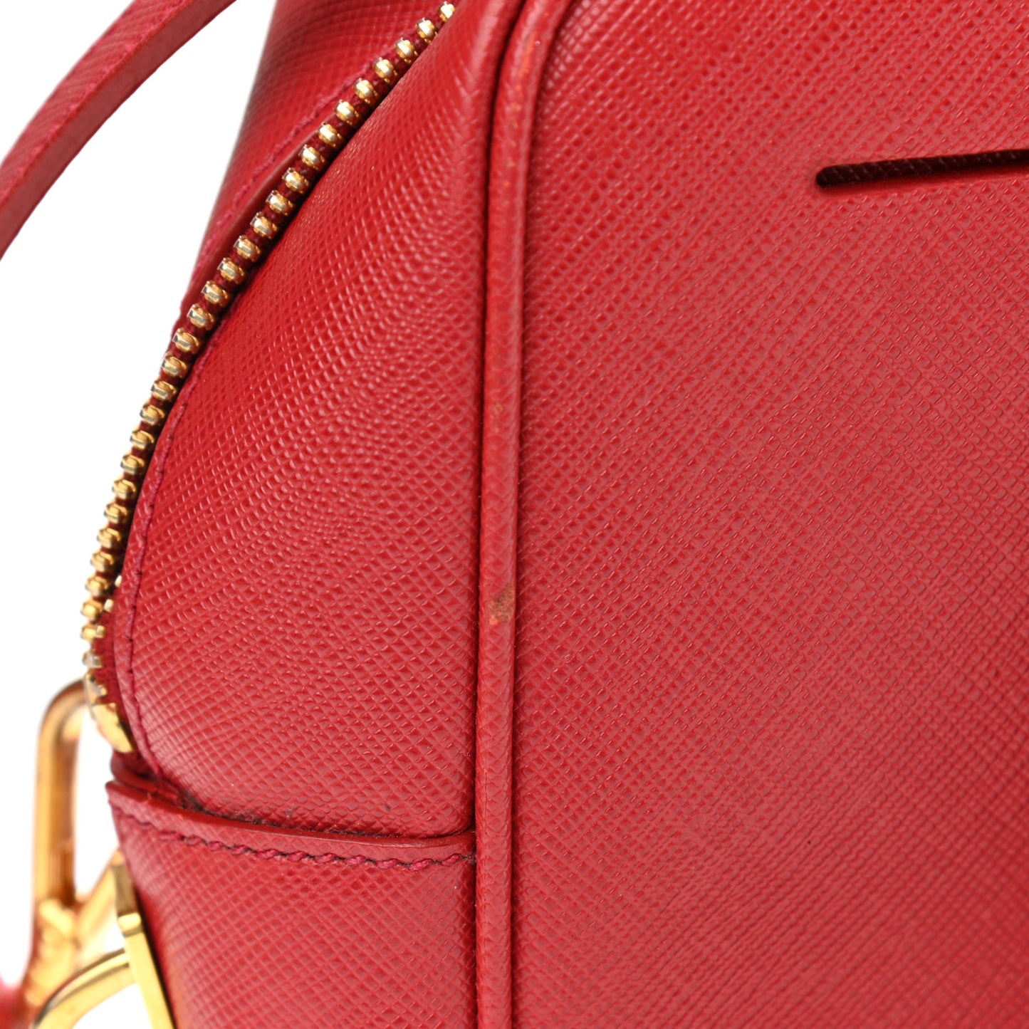 Saffiano Lux Bowler Fuoco