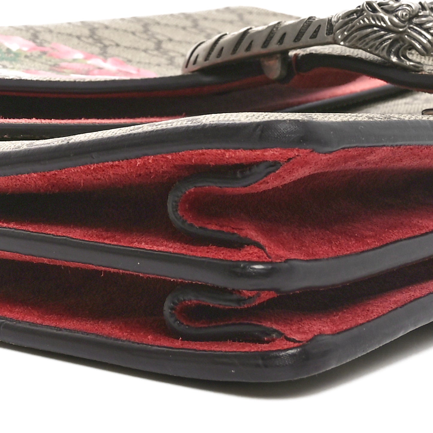 GG Supreme Monogram Blooms Medium Dionysus Shoulder Bag Beige Multicolor Dry Rose