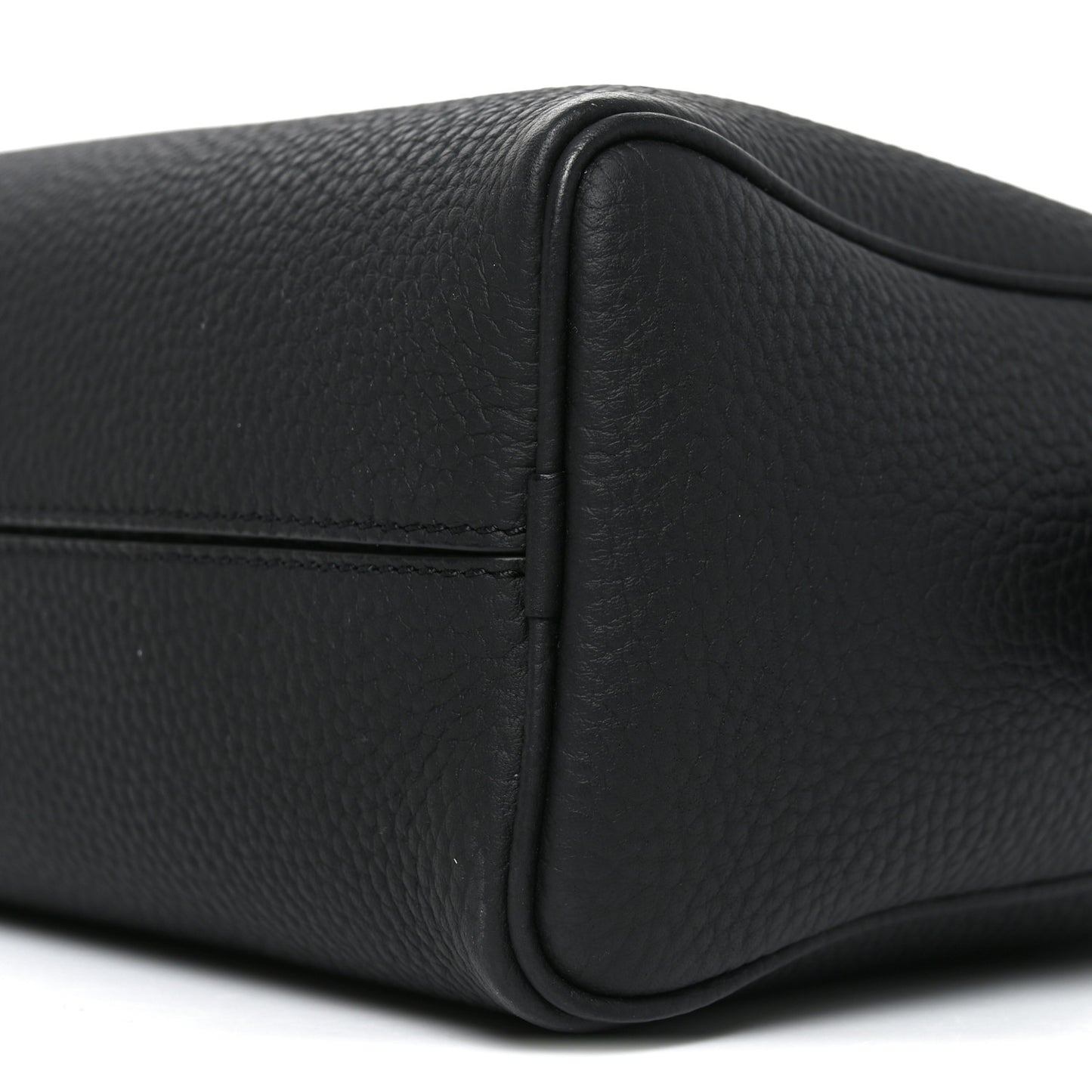 Matte Grained Calfskin India 10 Black