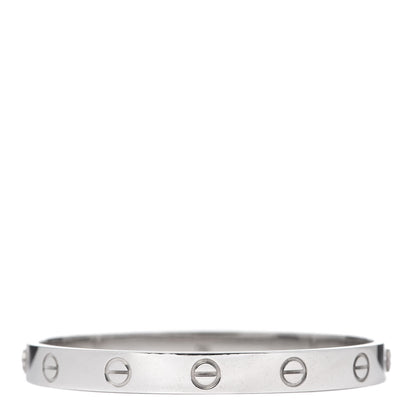 Cartier 18K White Gold LOVE Bracelet 16 1 of 5