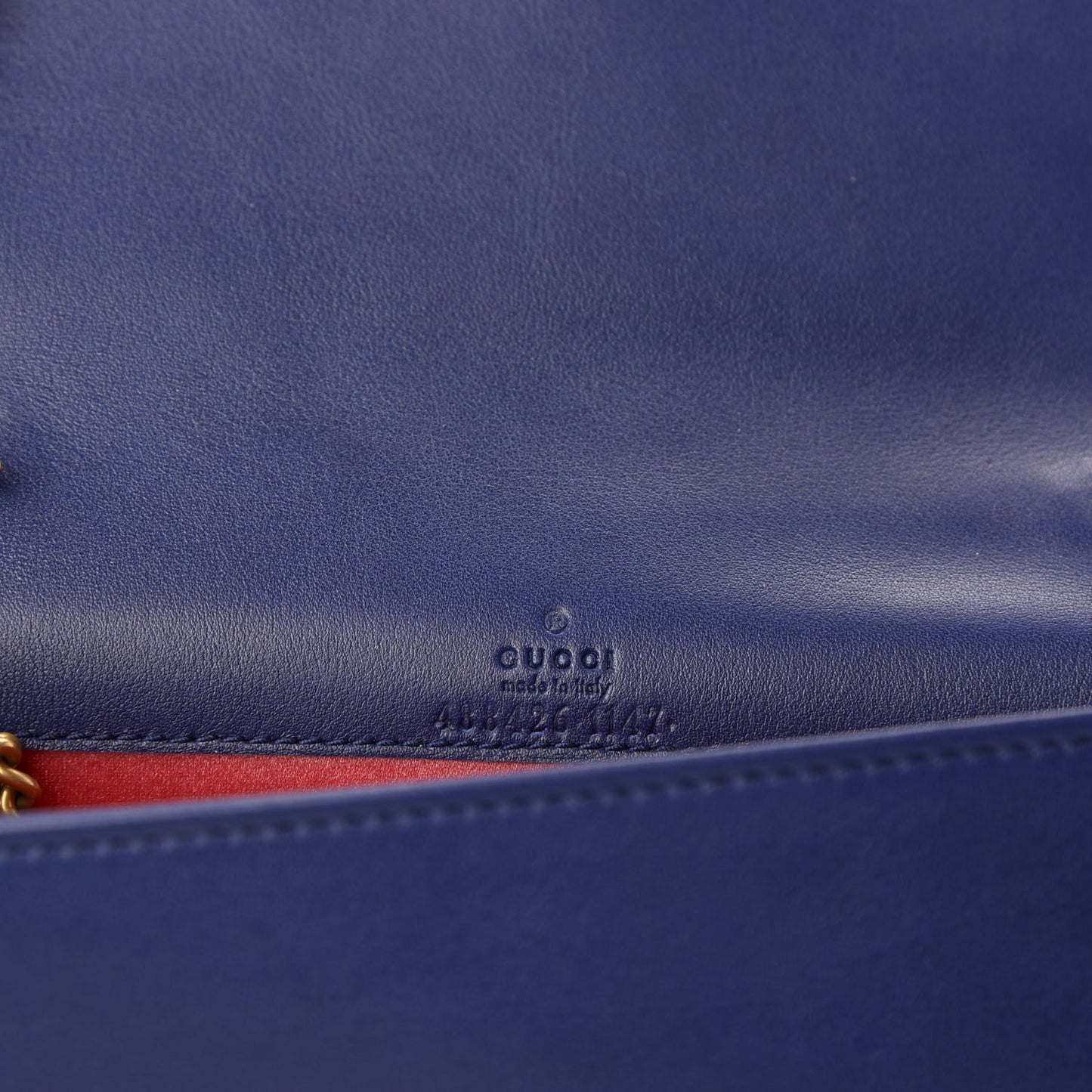 Velvet Matelasse GG Marmont Mini Bag Cobalt Blue