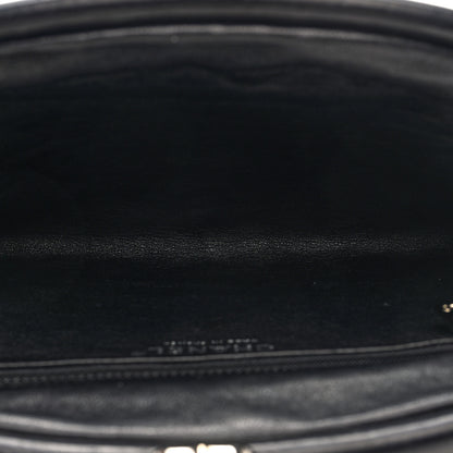 Chanel Satin Quilted Timeless Clutch Black 5 of 8