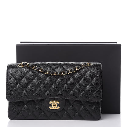 Chanel Caviar Quilted Medium Double Flap Black 9 of 9