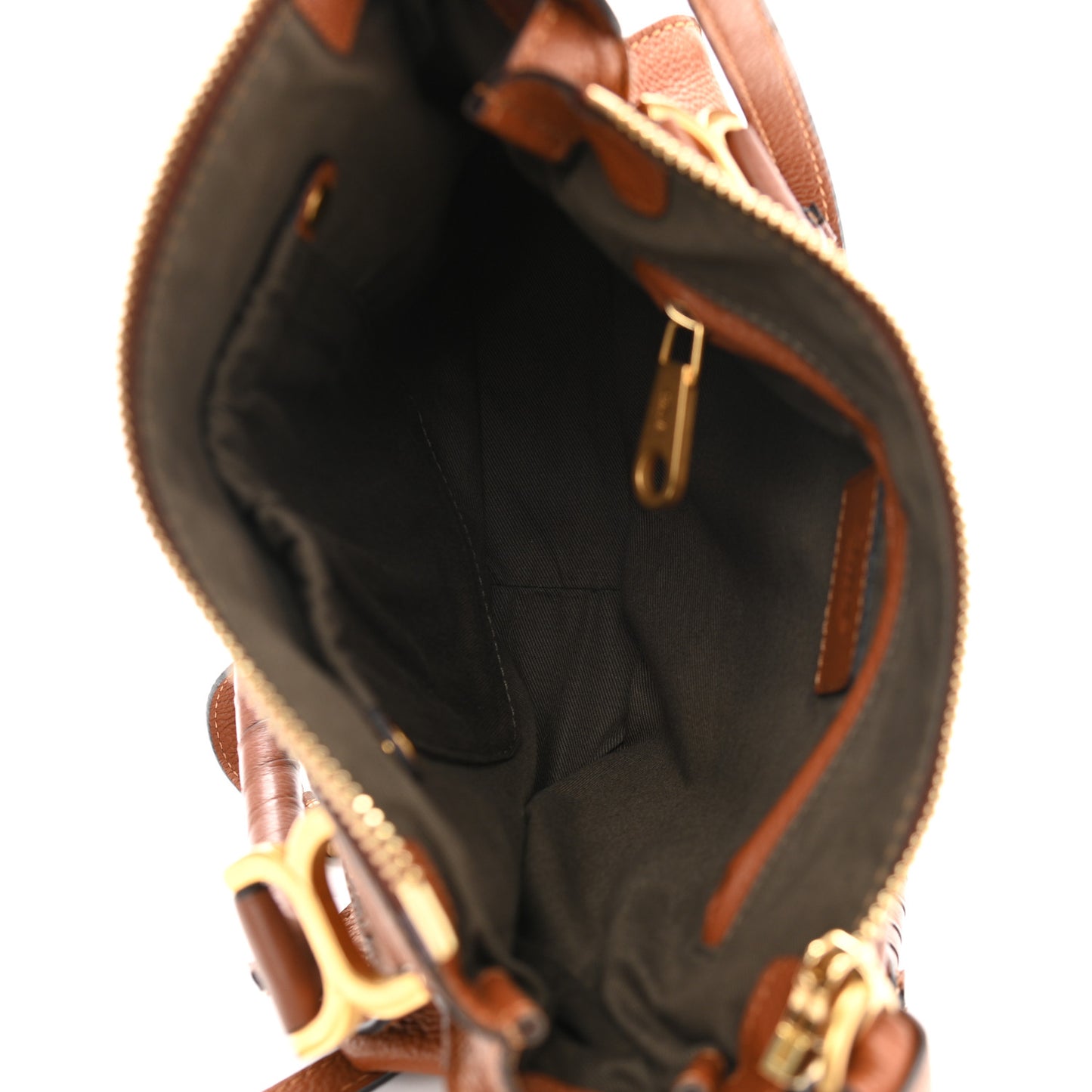 Calfskin Small Marcie Satchel Tan