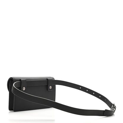Christian Dior Ultra Matte Calfskin Saddle Belt Bag Black 2 of 7