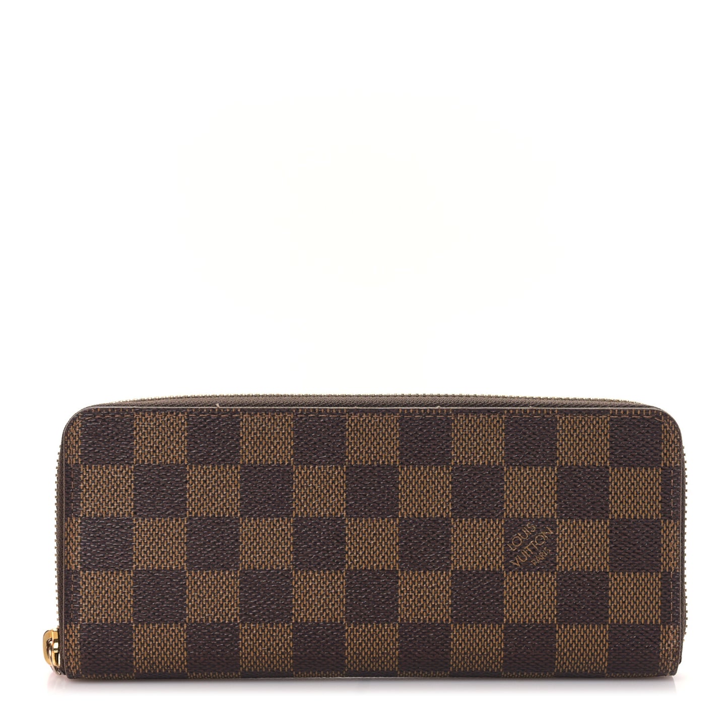 Damier Ebene Clemence Wallet Cherry