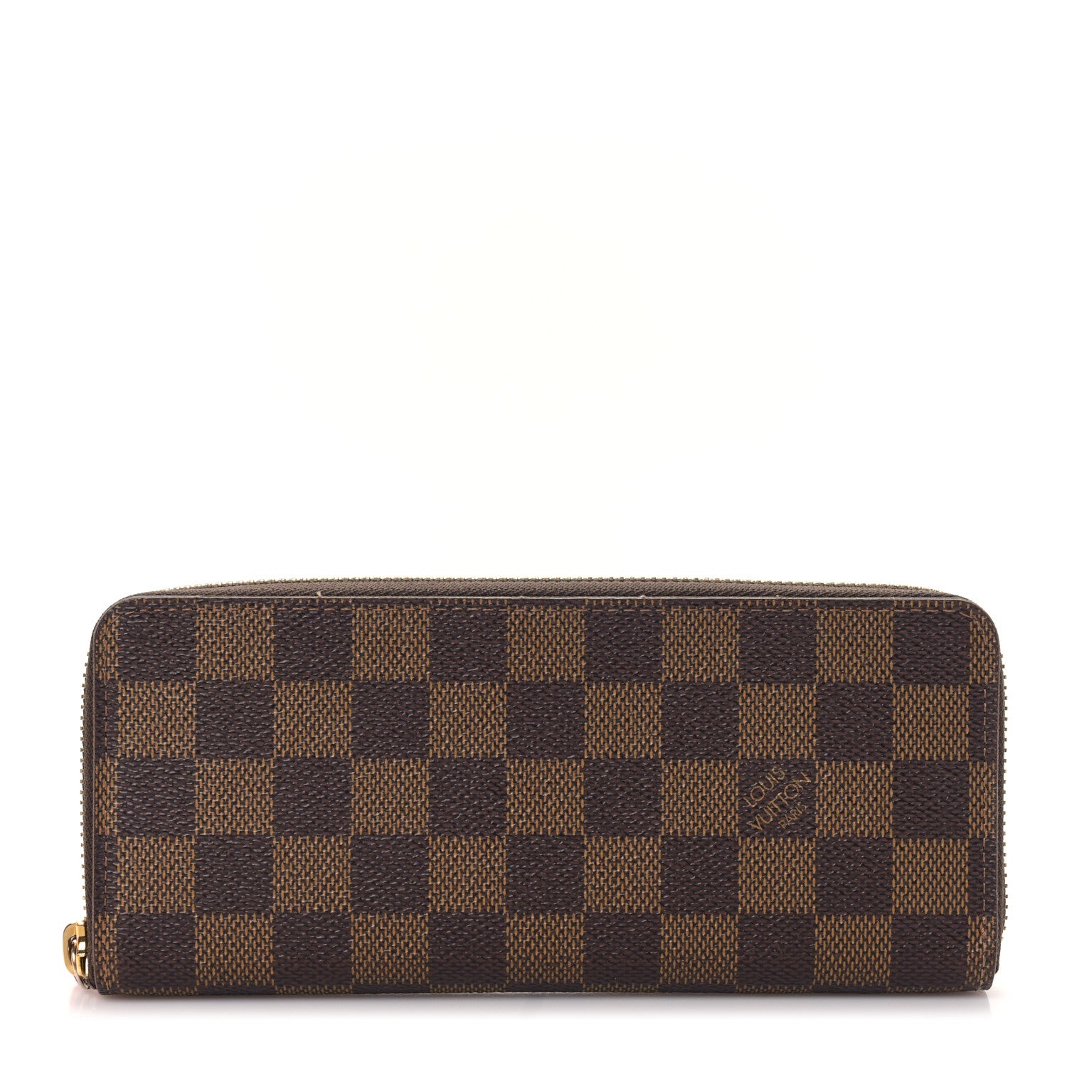 Louis Vuitton Damier Ebene Clemence Wallet Cherry 1 of 9