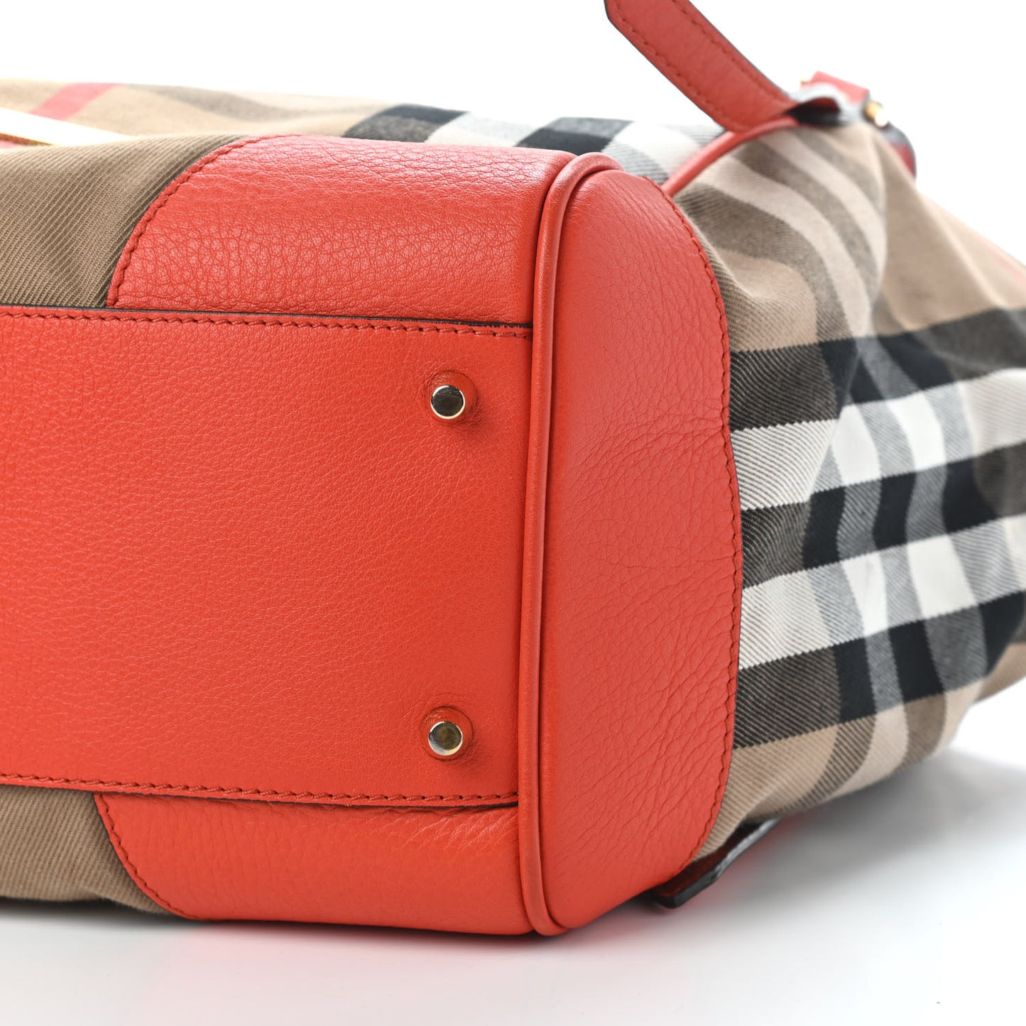 House Check Small Canterbury Tote Bright Russet