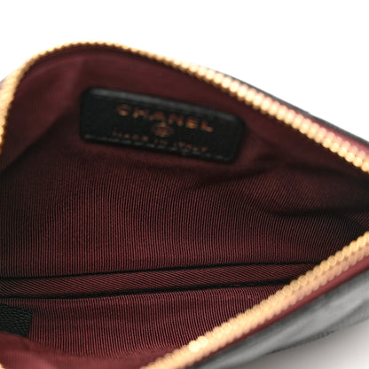 Chanel Caviar Quilted Small Cosmetic Case Black 5 of 7