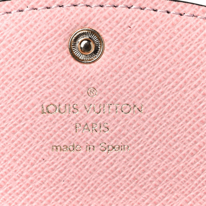 Louis Vuitton Damier Ebene Rosalie Coin Purse Rose Ballerine 6 of 8