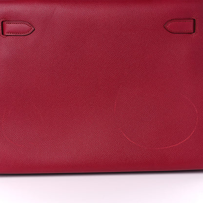 Hermes Epsom Kelly Sellier 32 Rubis 12 of 15