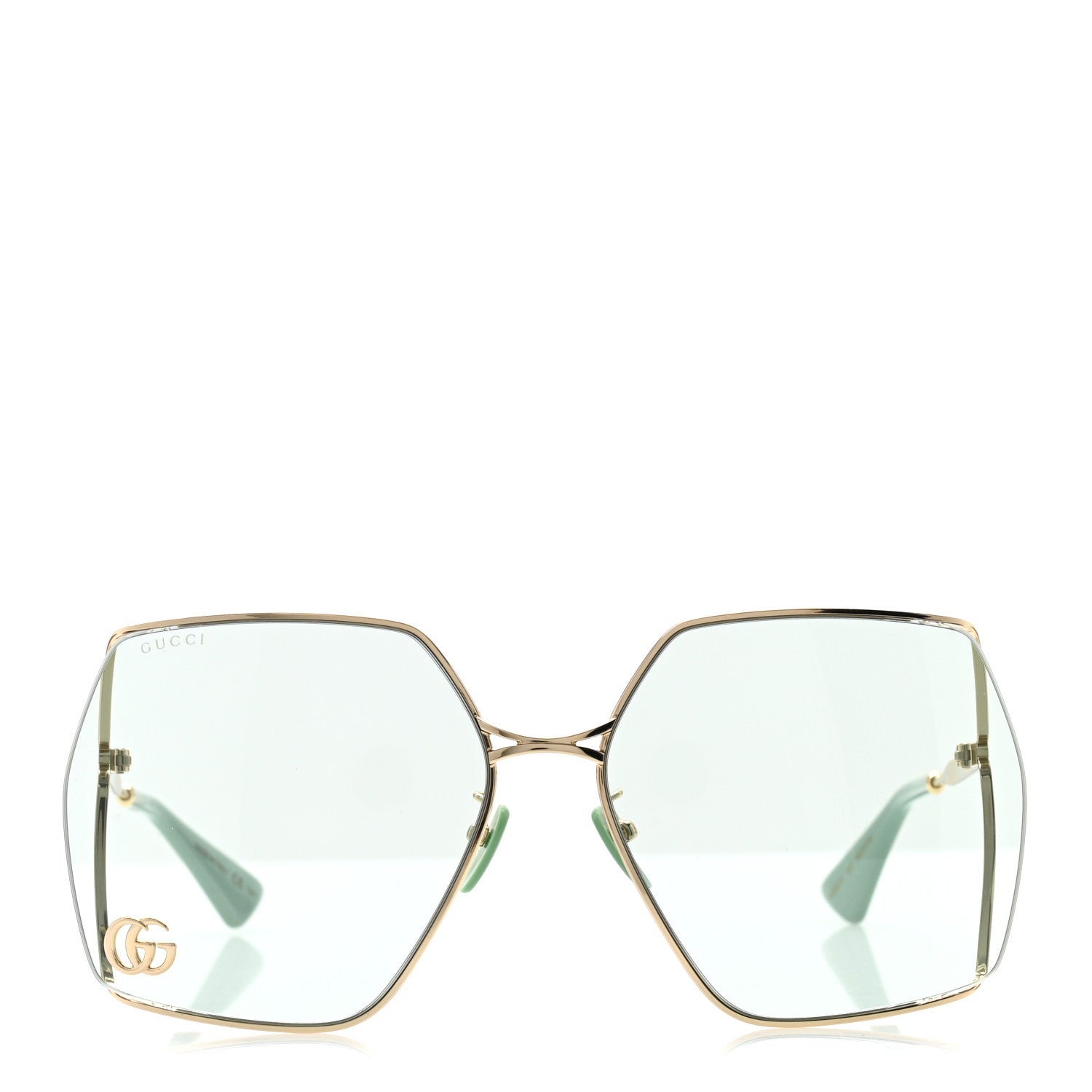Gucci Metal Sunglasses GG0817S Green 2 of 8