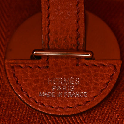 Hermes Vache Liegee Toile Sac Colorado MM Potiron 6 of 16