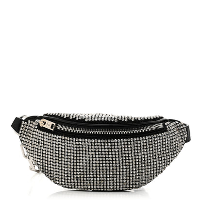 Alexander Wang Rhinestone Mesh Mini Attica Belt Bag Black 1 of 11