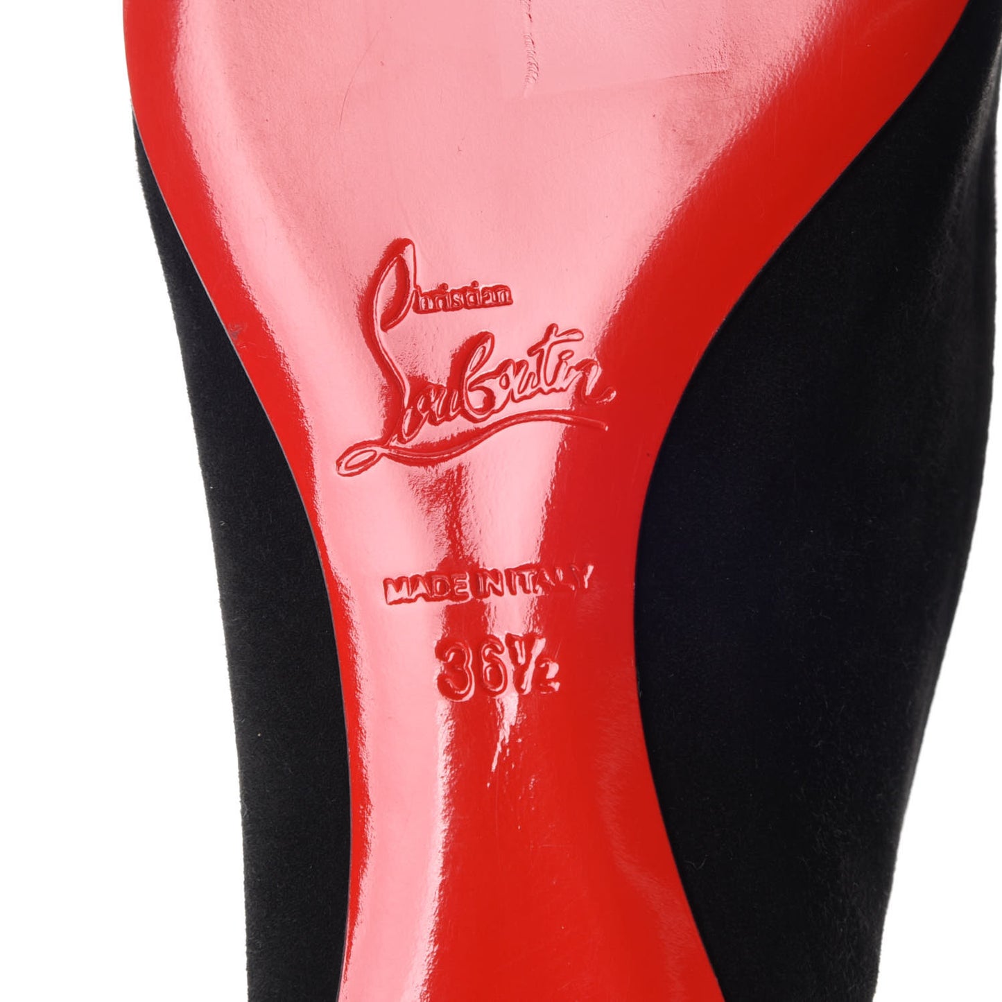 Veau Velours Anemosea Flats 36.5 Black