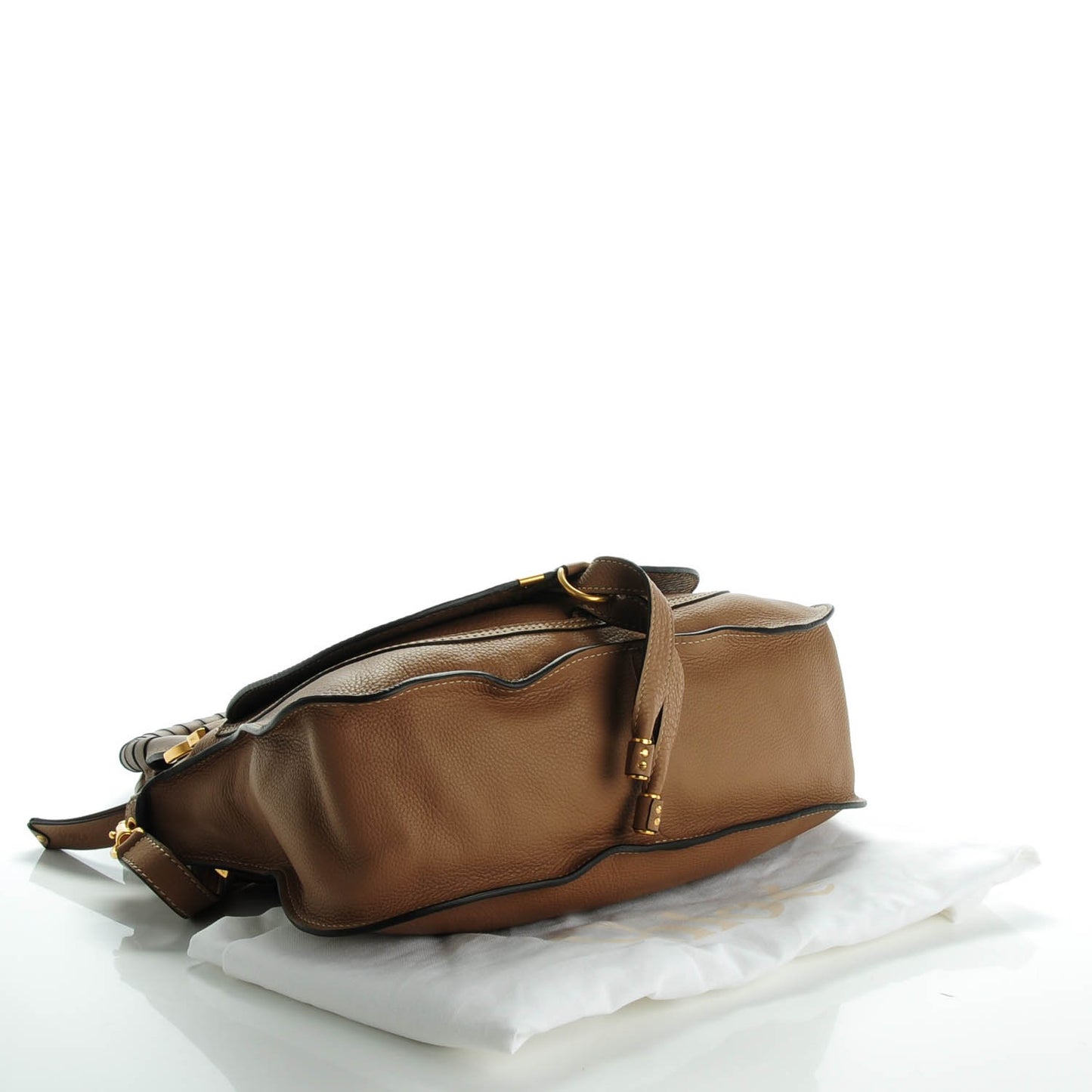 Calfskin Medium Marcie Satchel Nut