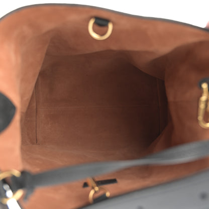 Louis Vuitton Grained Calfskin Low Key Hobo PM Black 6 of 10