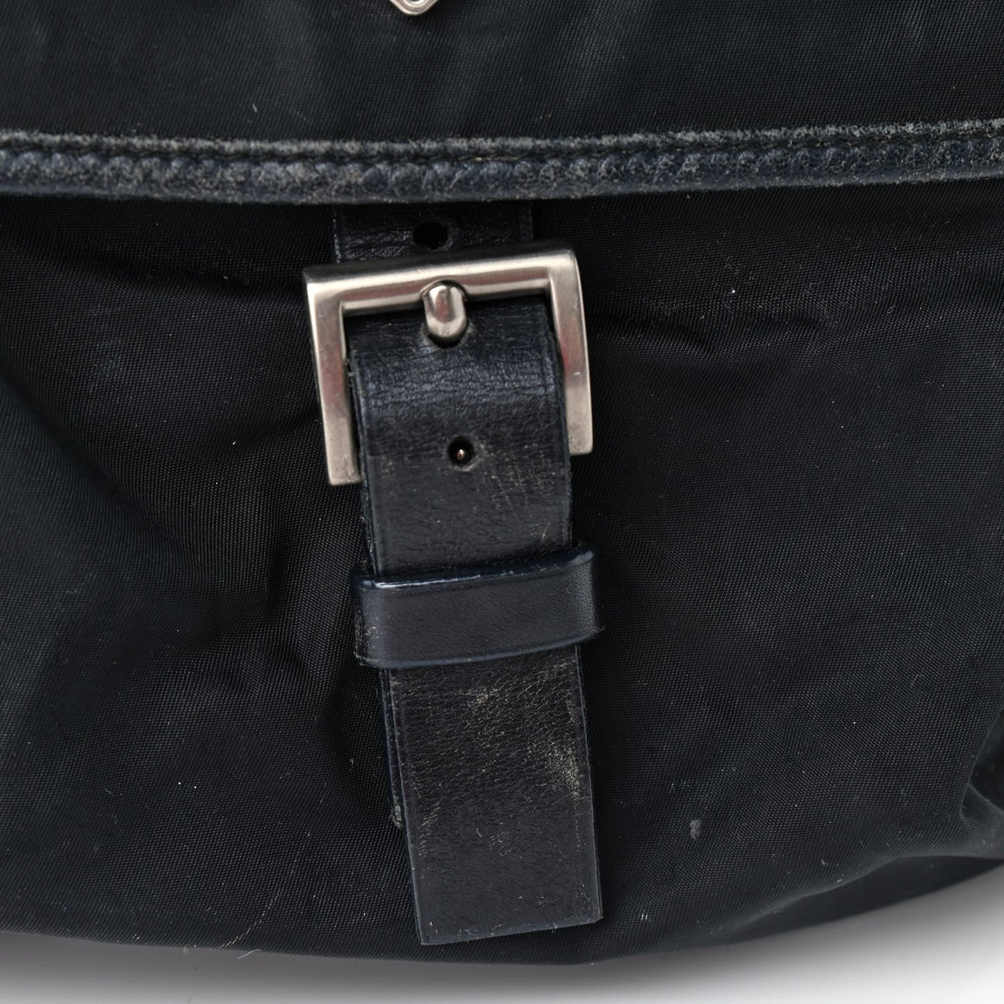 Nylon Vela Sport Messenger Bag Black