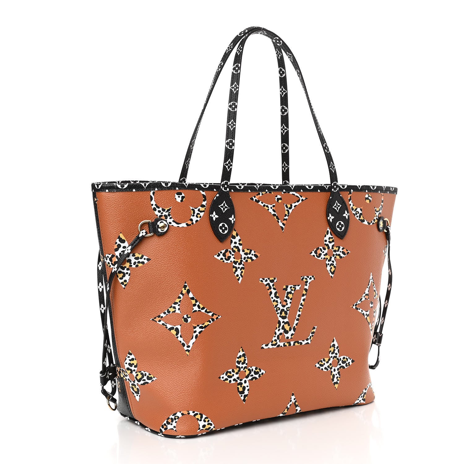 Louis Vuitton Monogram Giant Jungle Neverfull MM Black 4 of 11