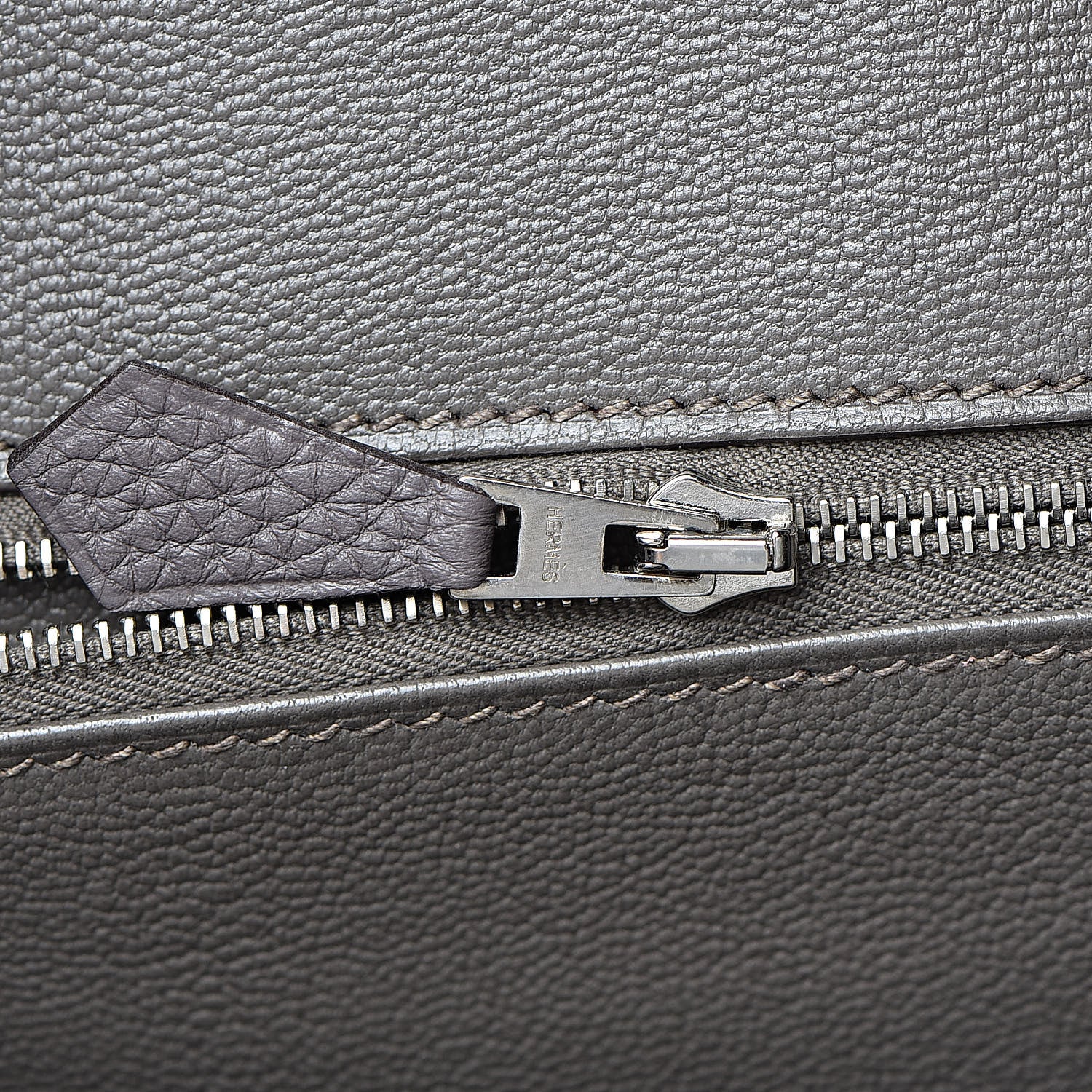 Hermes Togo Birkin 35 Etain 16 of 35