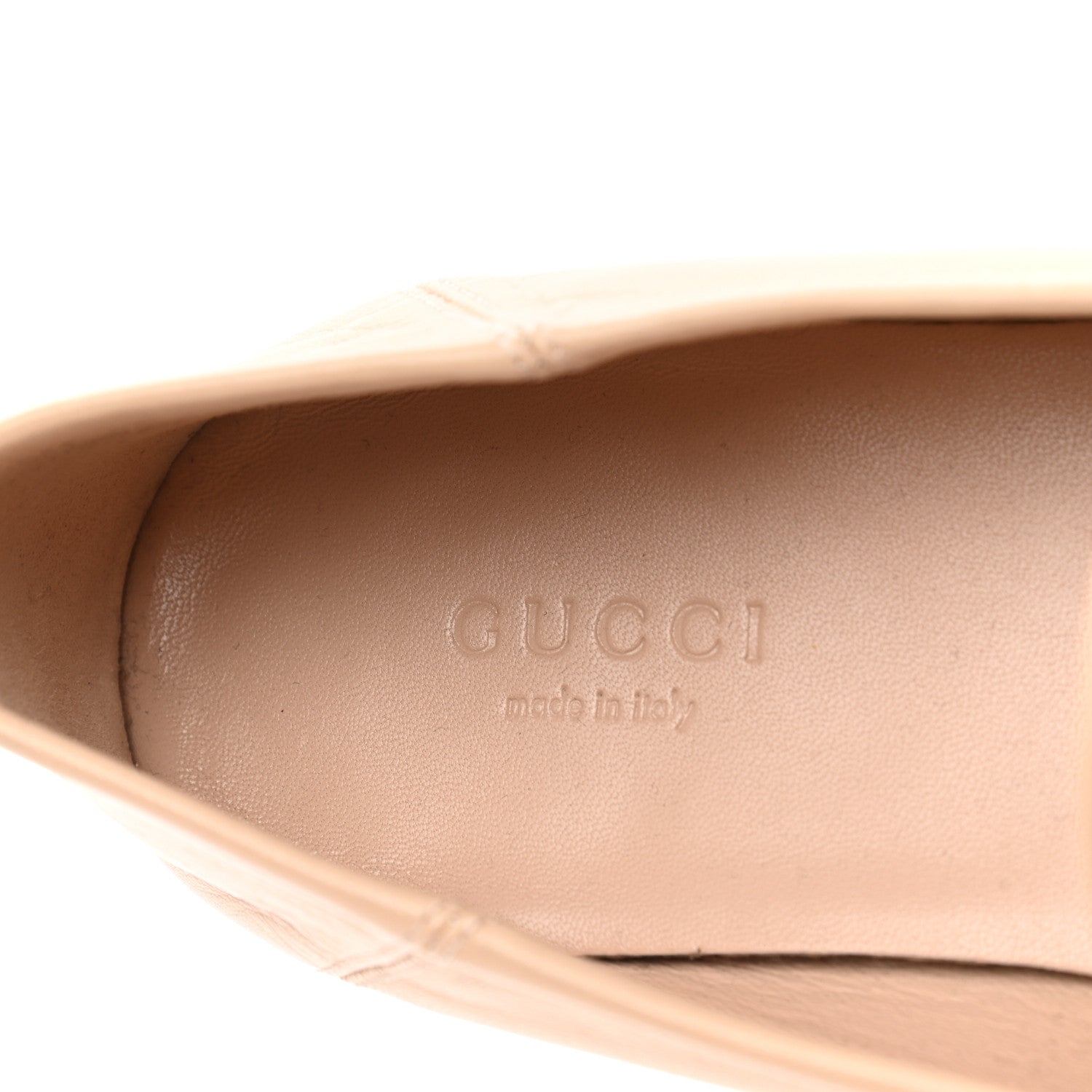 Gucci Malaga Kid Web Womens Horsebit Loafers 38 Skin Rose 8 of 9